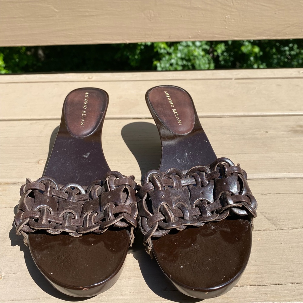 Antonio Melani heeled sandal 8.5